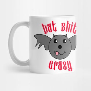 Funny Batshit Crazy Halloween Mug